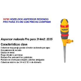 HOZELOCK ASPERSOR REDONDO PRO PARA 314 M2 CON PINCHO 2335P0000