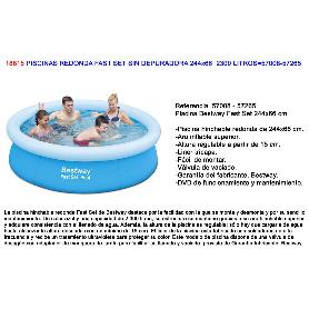 PISCINAS REDONDA FAST SET SIN DEPURAD. 244X66 2300 L 57265