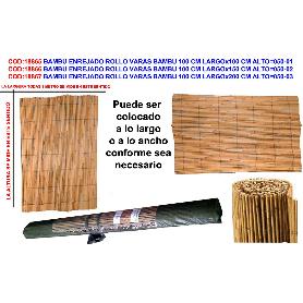 BAJA BAMBU ENREJADO ROLLO  BAMBU 100 CM LARGOX100 CM ALTO 050-01