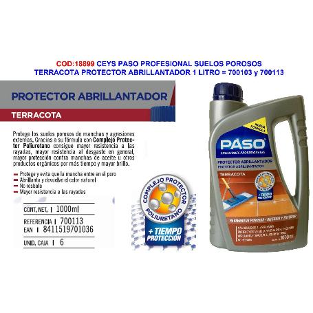 CEYS PASO SUELOS TERRACOTA PROTECTOR ABRILLANT.1 L 700103-700113