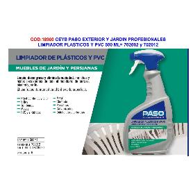 CEYS PASO EXT.Y JARDIN LIMPIADOR PLASTIC+PVC 500ML 702012-702022