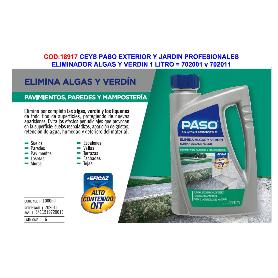 CEYS PASO EXT.Y JARDIN ELIMINADOR ALGAS+VERDIN 1 L 702001-702011