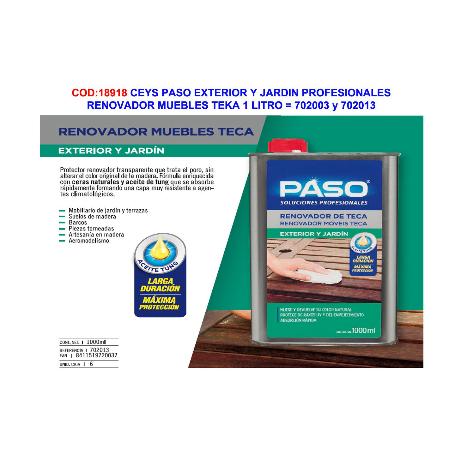 CEYS PASO EXT.Y JARDIN RENOVADOR MUEBLE TECA 1 LT 702003-702013