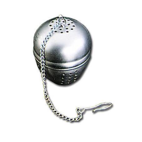 MENAJE METALTEX BOLA DE TE 5 CM DIAMETRO INOX CON CADENA 253800