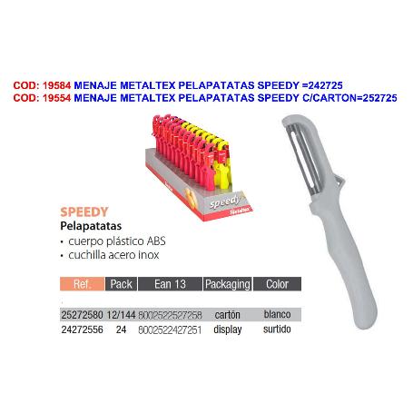 MENAJE METALTEX PELAPATATAS SPEEDY C-CARTON 252725