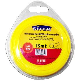 SIFER HILO DESBROZADORA AMARILLO REDONDO 1.65 MMX 15 MT 48222000