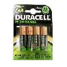 DURACELL RECARGABLE 4 PILAS    AA ( LR06 ) 1300 MAH B4