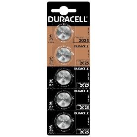 DURACELL PILA LITIO  3V BOTON 20ØX2.5MM BLISTER 5 U.  DL-CR 2025