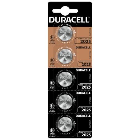 DURACELL PILA LITIO  3V BOTON 20ØX2.5MM BLISTER 5 U.  DL-CR 2025