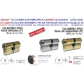 FAC CILINDRO EUROPERFIL PRO RJ3 PUNTOS 62P 31X31 R13.5 NIQ 23123