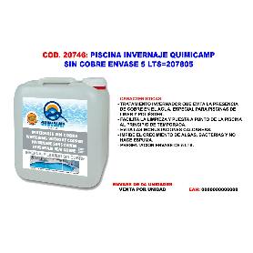 PISCINA INVERNAJE QUIMICAMP SIN COBRE ENVASE 5 LTS 207805