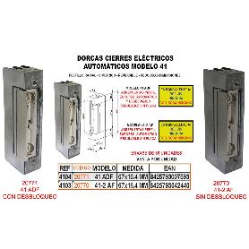 DORCAS CIERRE ELECT.AUTOM. 41-2 AF+-PERF.EURP.+REG.S-PLA S-4103