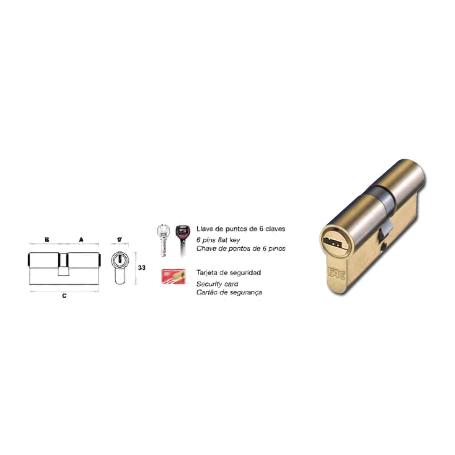 FAC CILINDRO EUROPERFIL SEGURIDAD 70P 30X40 R 13.5  LATON 23010