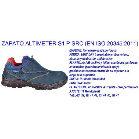 COFRA ZAPATO ALTIMETER Nº39  S1 P  SRC  PUNT+PLANTILLA 22060.000