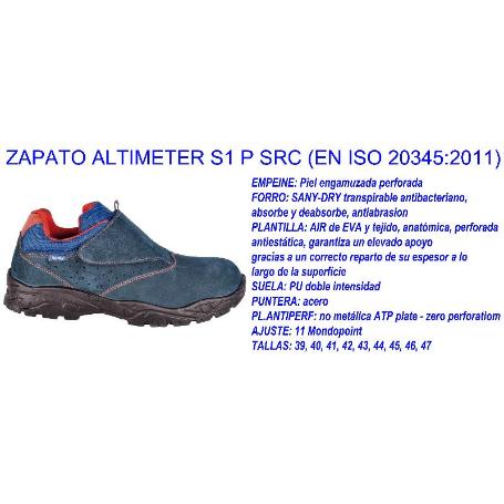 COFRA ZAPATO ALTIMETER Nº40  S1 P  SRC  PUNT+PLANTILLA 22060.000