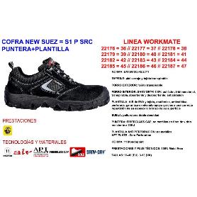 COFRA ZAPATILLA NEW SUEZ Nº36   S1 P SRC   PUNTERA+PLANTILLA