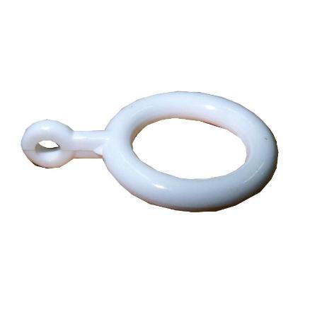 ANILLA VISILLO CON ENGANCHE 12 MM BLANCA 1202503 (CAJA 200 UNIDADES)