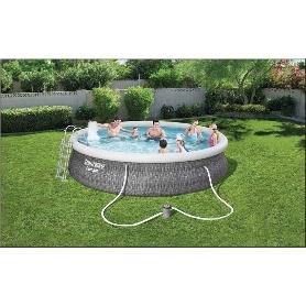 PISCINAS REDONDA FAST SET+DEPURADORA 457X107 12362 L 57372