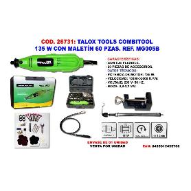 TALOX TOOLS COMBITOOL 135 W C-MALETIN 60 PZAS. MG005B