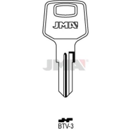 LLAVES JMA TIPO B MOD BTV-3 (CAJA 50 UNIDADES)