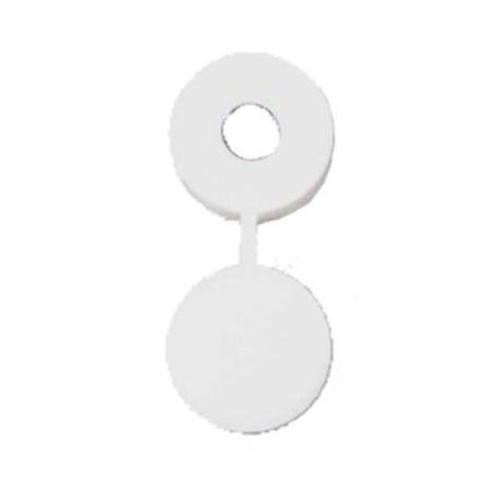 EMBELLECEDOR TORNILLO Nº10 PLASTICO BLANCO