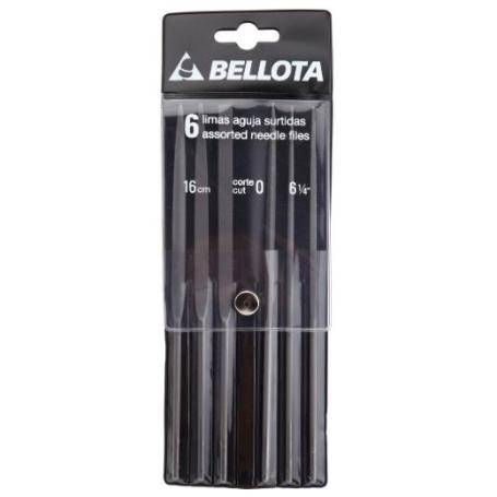 KIT DE 6 LIMAS AGUJA CON PICADO BASTO 160 MM / 407816