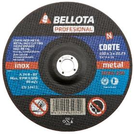 DISCO ABRASIVO PROFESIONAL PARA CORTE INOX-METAL, ESPESOR 3 MM Y Ø 180 MM /