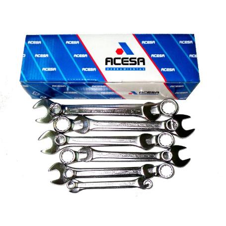 ACESA LLAVE 705 COMBINADA JUG. 6 PZAS.CAJA LIQUIDAR