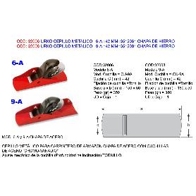 URKO CEPILLO METALICO   6-A  42 MM 3512061 CHAPA HIERRO