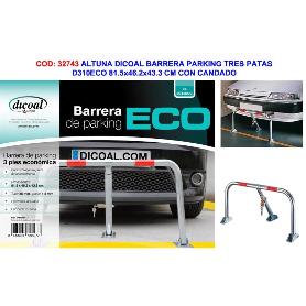 ALTUNA DICOAL BARRERA PARKING D310ECO 81.5X46.2X43.3CM+CANDADO