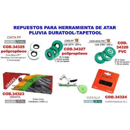 GRAPA PARA HERRAMIENTA DE ATAR DURATOOL-TAPETOOL4X6MMX10000 5955