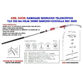 KAMIKAZE SERRUCHO TELES-TLX 3X2 6 MT HOJA 360BH GANC+CUCHI 9249