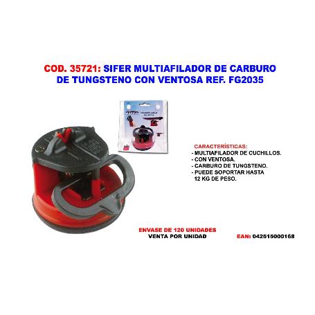 SIFER MULTIAFILADOR DE CARBURO DE TUNGSTENO CON VENTOSA FG2035