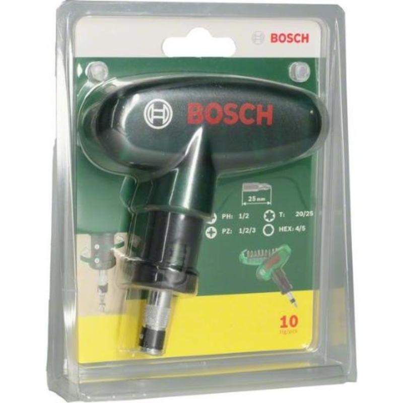 Bosch 2607019510 ▷ Set destornillador Handy + 9