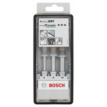 SET DE BROCAS PRO CERAMIC DRY, 6 X 33, 8 X 33, 10 X 33 MM, 3 UNIDADES