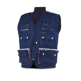 ROPA ABRIGO FINSTOCK CHALECO REPORTERO AZUL L       288VRA