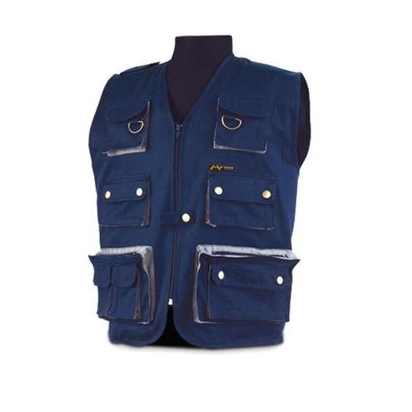 ROPA ABRIGO FINSTOCK CHALECO REPORTERO AZUL L       288VRA