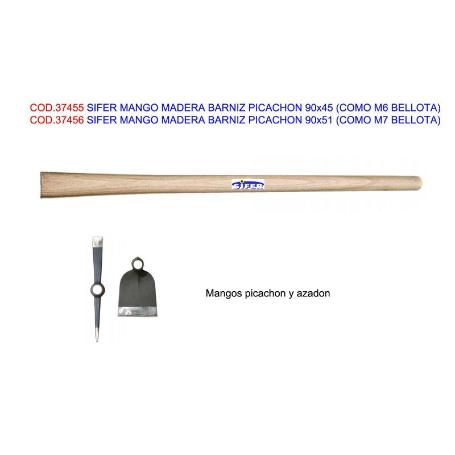 SIFER MANGO MADERA BARNIZ PICACHON 90X45 (COMO M6 BELLOTA)