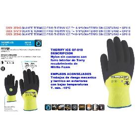 GUANTE TERMICO FRIO THERMY ICE T   8 NYLON+TERRY S-C GF010