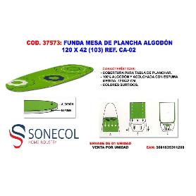 FUNDA MESA DE PLANCHA ALGODON 120 X 42 (103) REF. CA-02