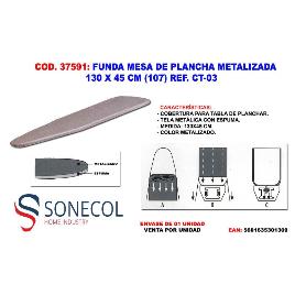 FUNDA MESA DE PLANCHA METALICA 130 X 45 (107) REF. CT-03