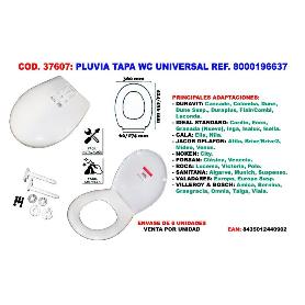 PLUVIA TAPA WC UNIVERSAL REF. 8000196637