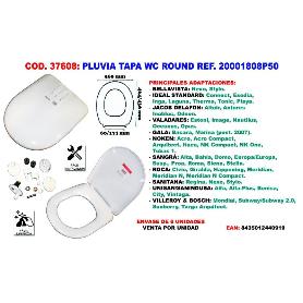 PLUVIA TAPA WC ROUND REF. 20001808P50