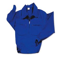 ROPA CAZADORA AZUL TERGAL CREMALLERA T 48   388C