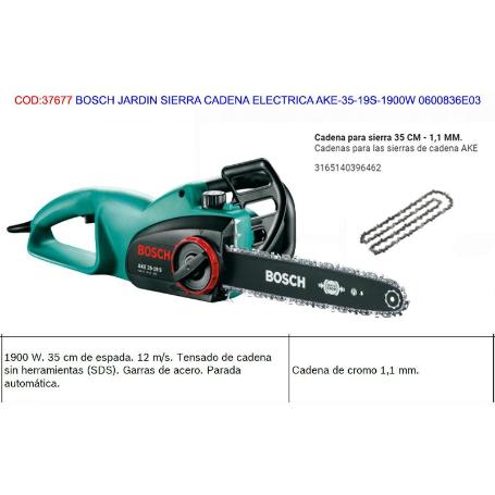 BOSCH JARDIN SIERRA CADENA ELECTRICA AKE-35-19S-1900W 0600836E03