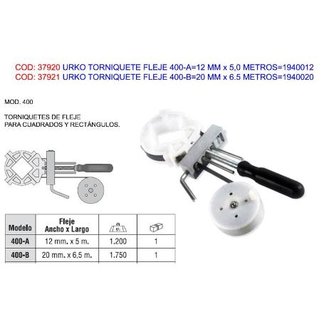 URKO TORNIQUETE FLEJE 400-B 20 MM X 6.5 METROS 1940020