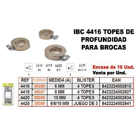 IBC 4-425 JUEGO 3 TOPES PROF.BROCAS 6-8-10