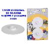 TAPON UNIVERSAL DE SILICONA BLISTER 2 UNIDADES S-620