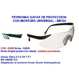 PERSONNA GAFA CLARO ANTIRRAYADURA PUENTE GOMA PATILLA EXTEN 5300