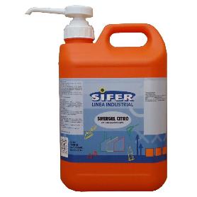 SIFER GEL CITRO CREMA LAVAMANOS MICROESFERAS 5 LITROS  SI2122-5